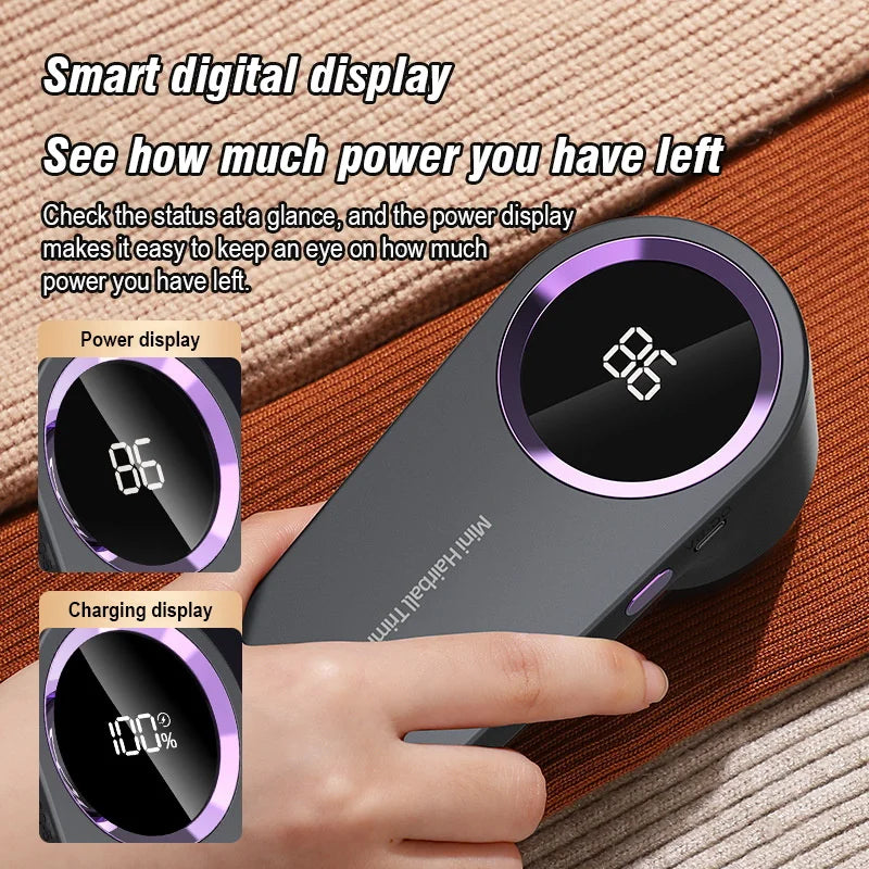 Portable Lint Remover for Clothes Rechargeable Fabric Shaver Electric Lint Shaver for Sweater USB Rechargeable Lint Remover