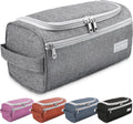 Hanging Travel Toiletry Bag for Men, Dopp Kit - Gray