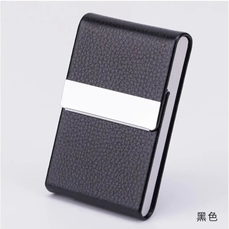 Magnetic PU Leather Card Holder Wallet