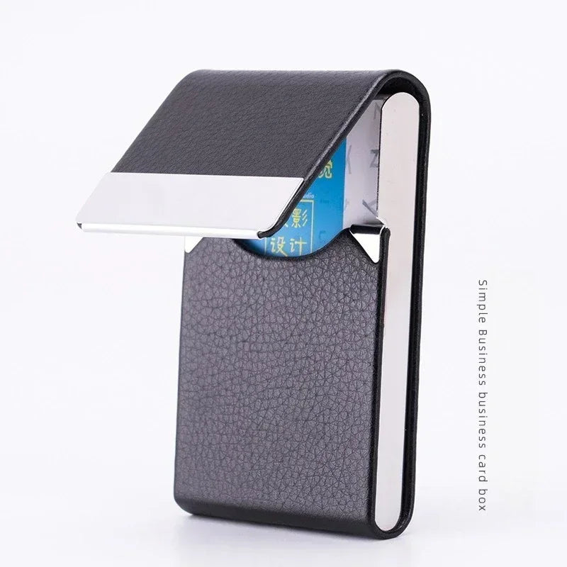 Magnetic PU Leather Card Holder Wallet