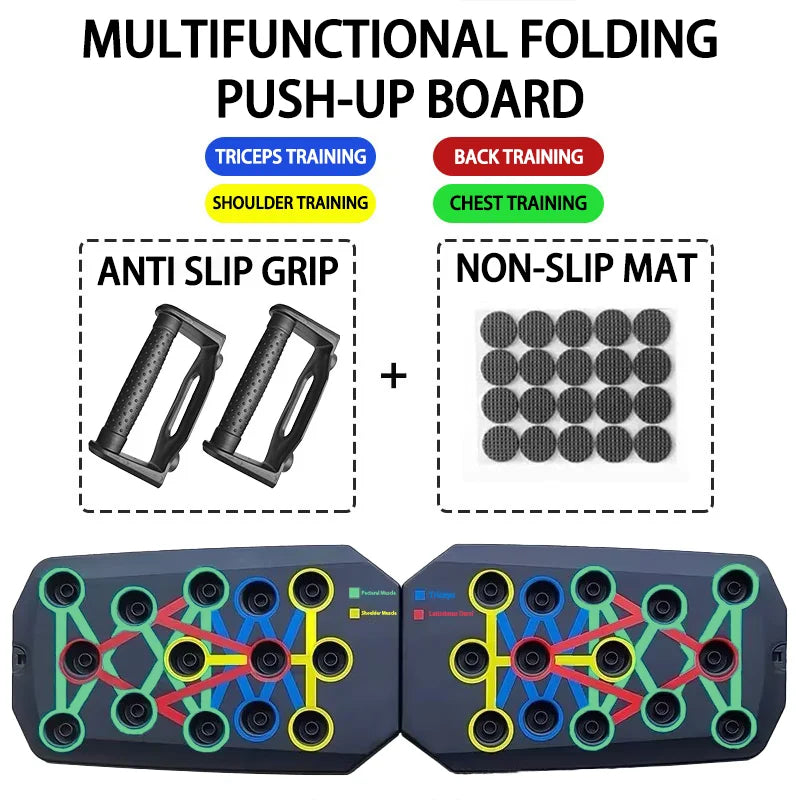 Push-Up Board Set – Foldable Multifunctional Fitness Equipment