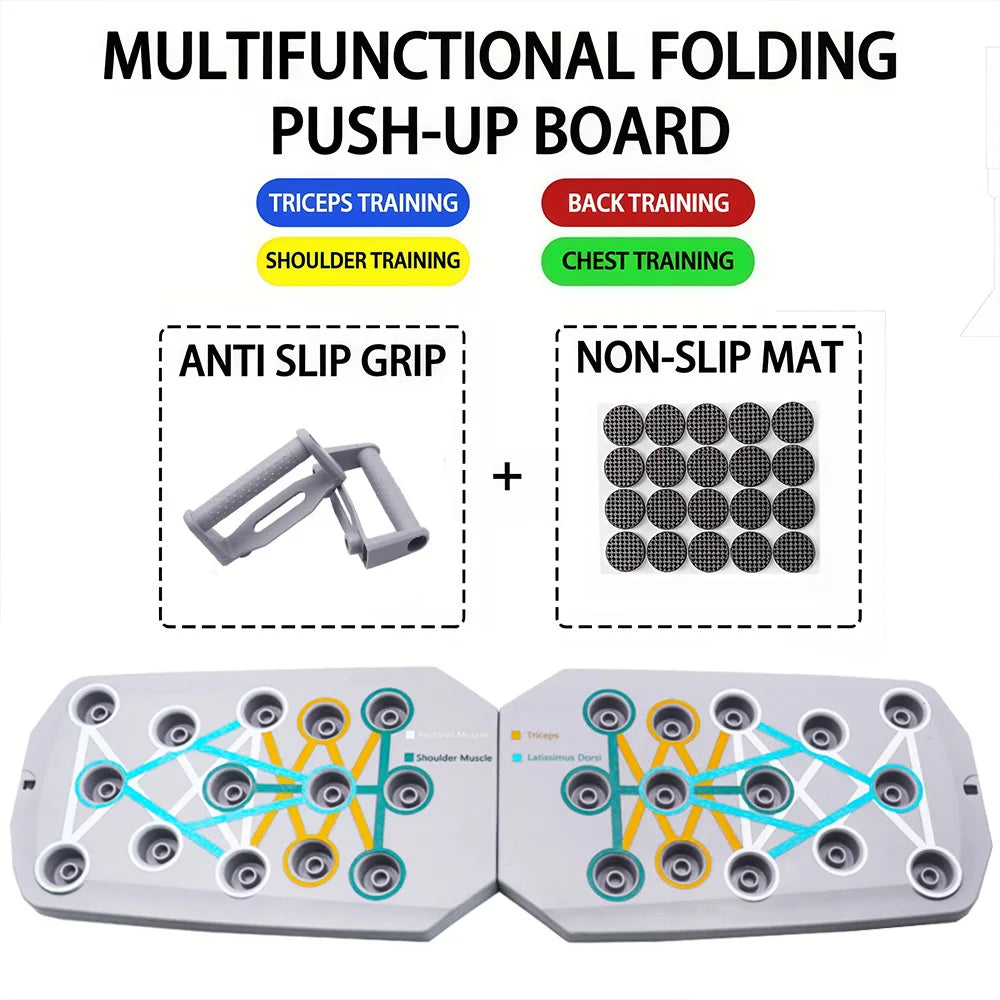 Push-Up Board Set – Foldable Multifunctional Fitness Equipment