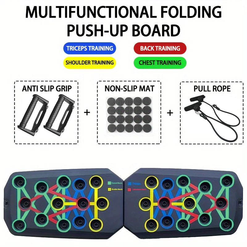 Push-Up Board Set – Foldable Multifunctional Fitness Equipment