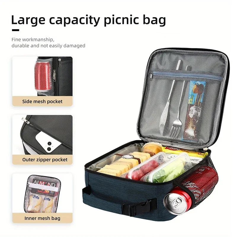 Insulated Lunch Bag – Large Waterproof Cooler Bag for Men & Women