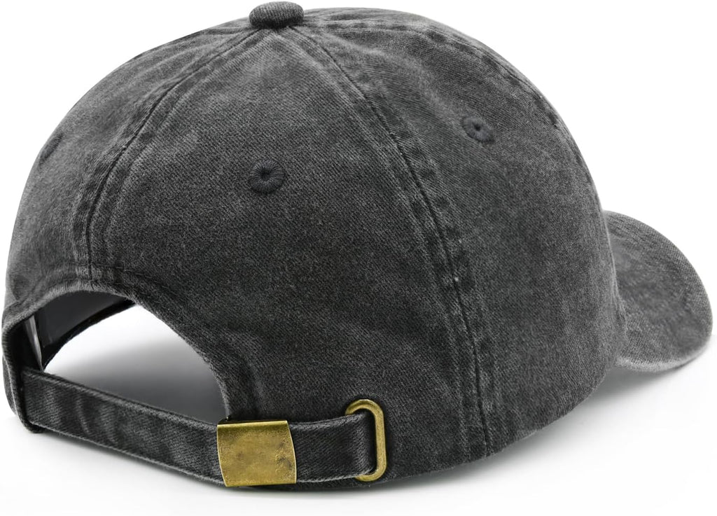 Women'S Embroidered Dog Mom Hat Adjustable Denim Baseball Cap